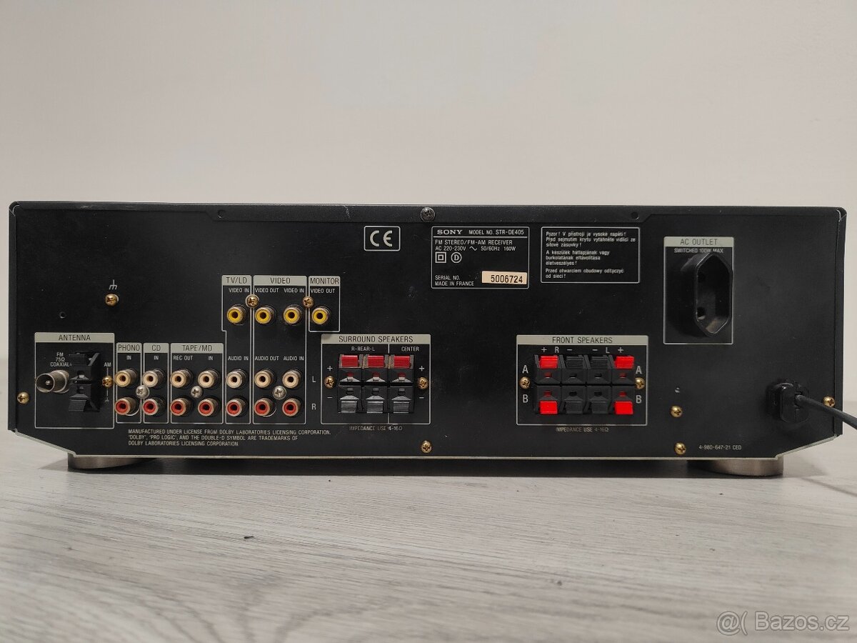 Receiver SONY STR-DE 405 - 5