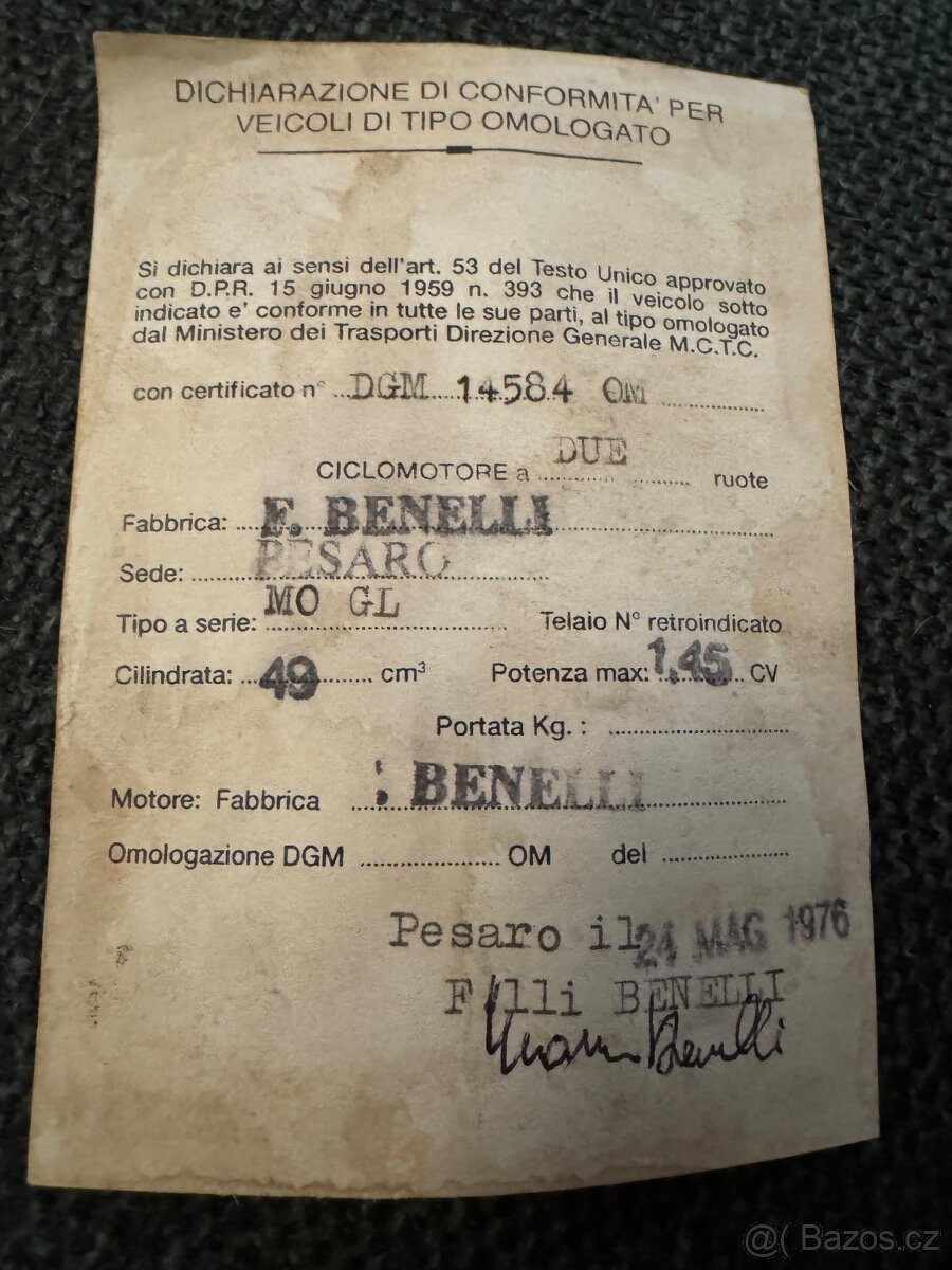 Benelli PESARO - 5
