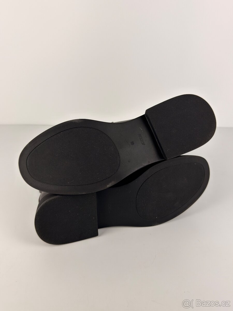 Kazar dámské zimní kotníkové hnědé kožené boty 39 - 5