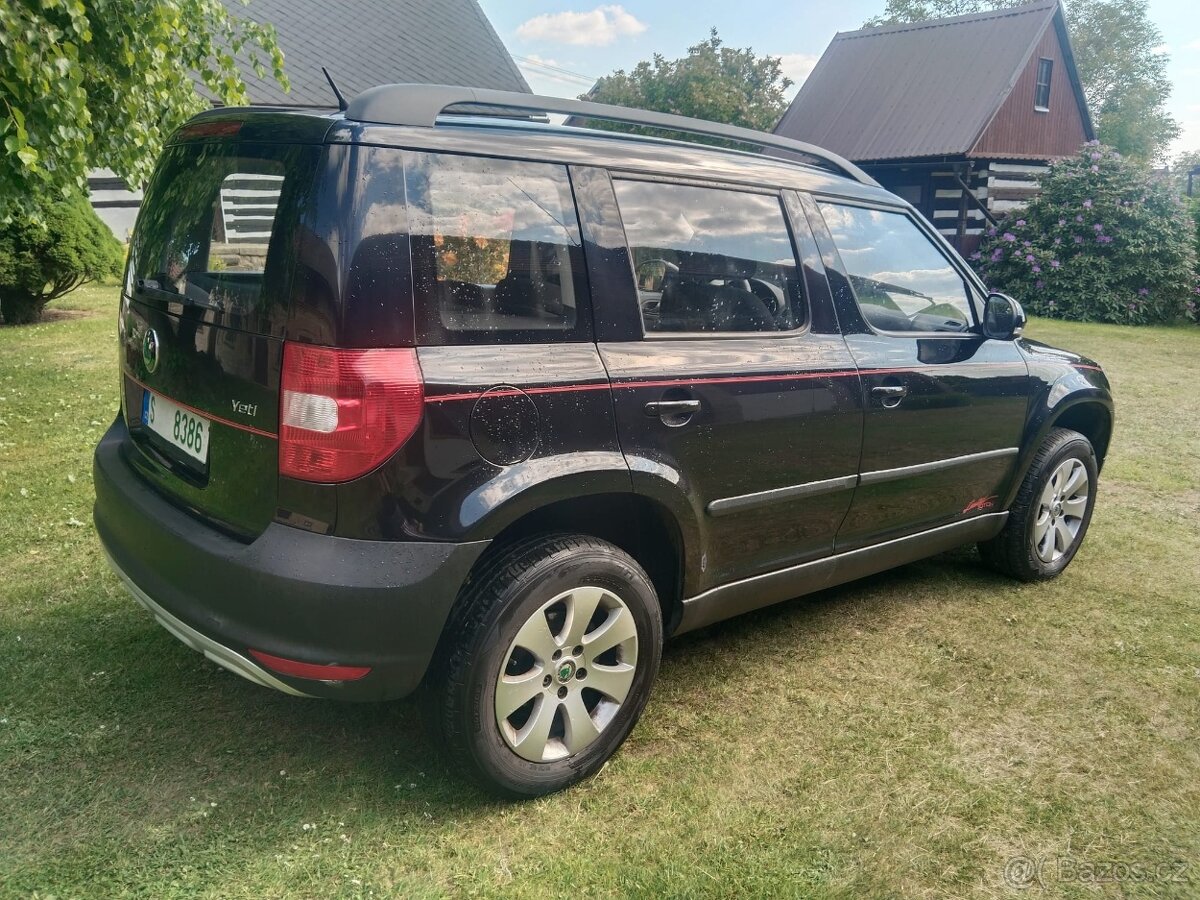 Škoda Yeti 1,2tsi, 77kw 6kvalt, serviska ,klima - 5