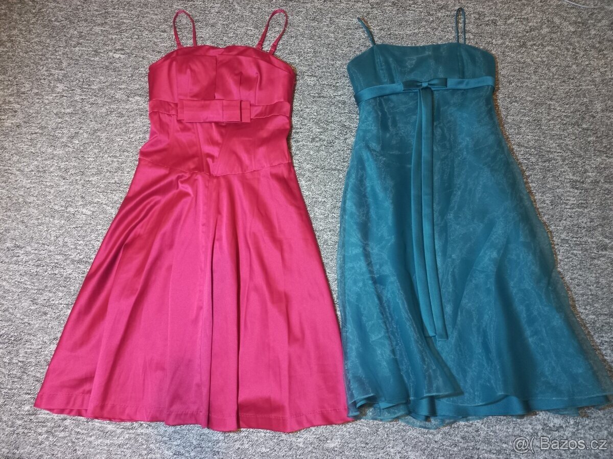 Plesové šaty, šaty na taneční, vel. cca 10-14 let - 5