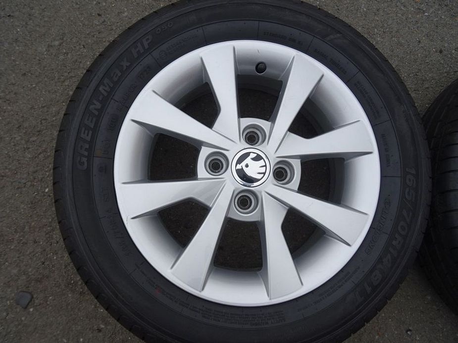 Alu disky Škoda Citigo, 14", 5x112,ET 35, letní sada - 5