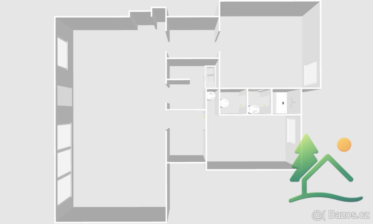 Pronájem nebytových prostor, 108 m², Heřmanův Městec - 5