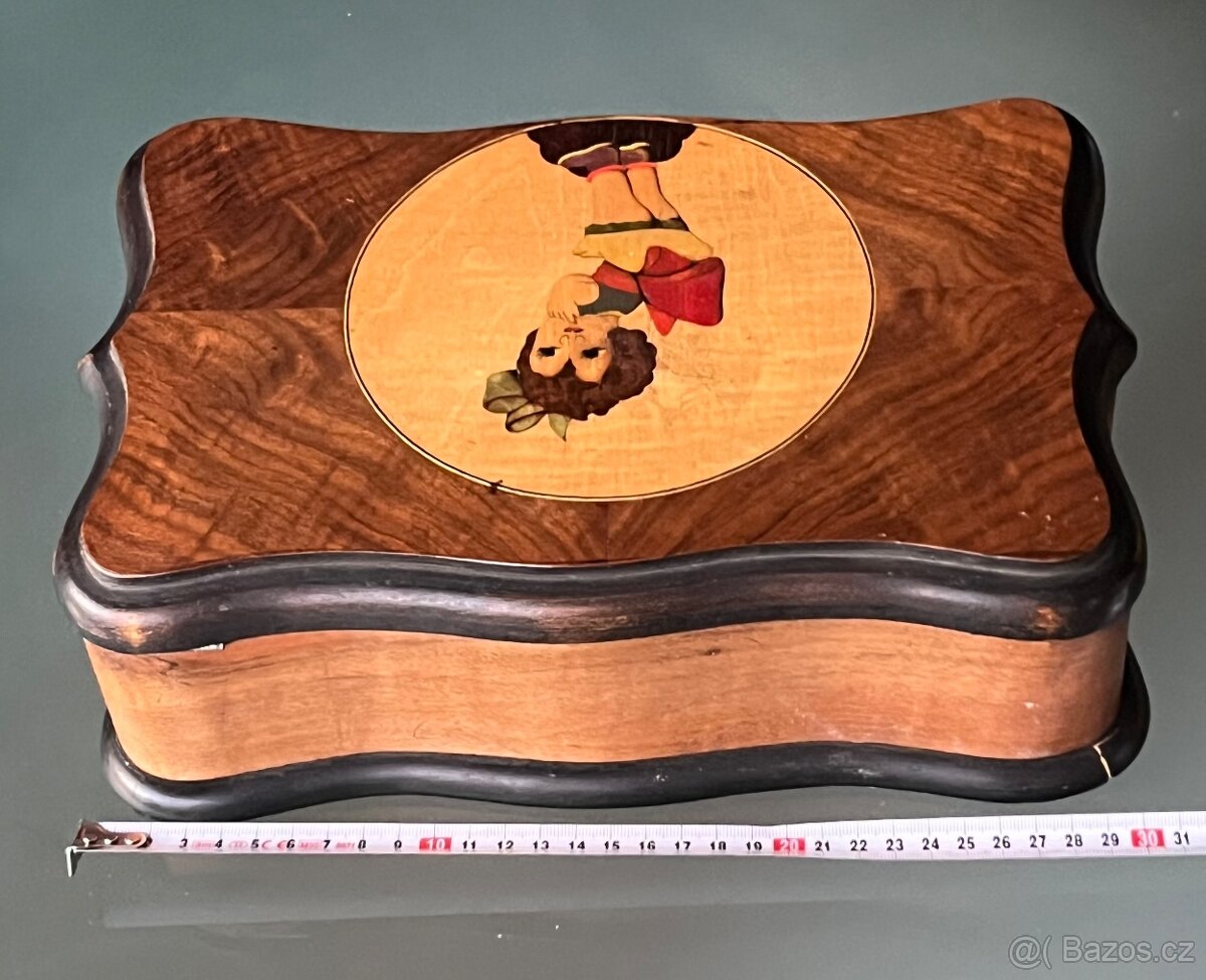 Starožitná šperkovnice, - 5