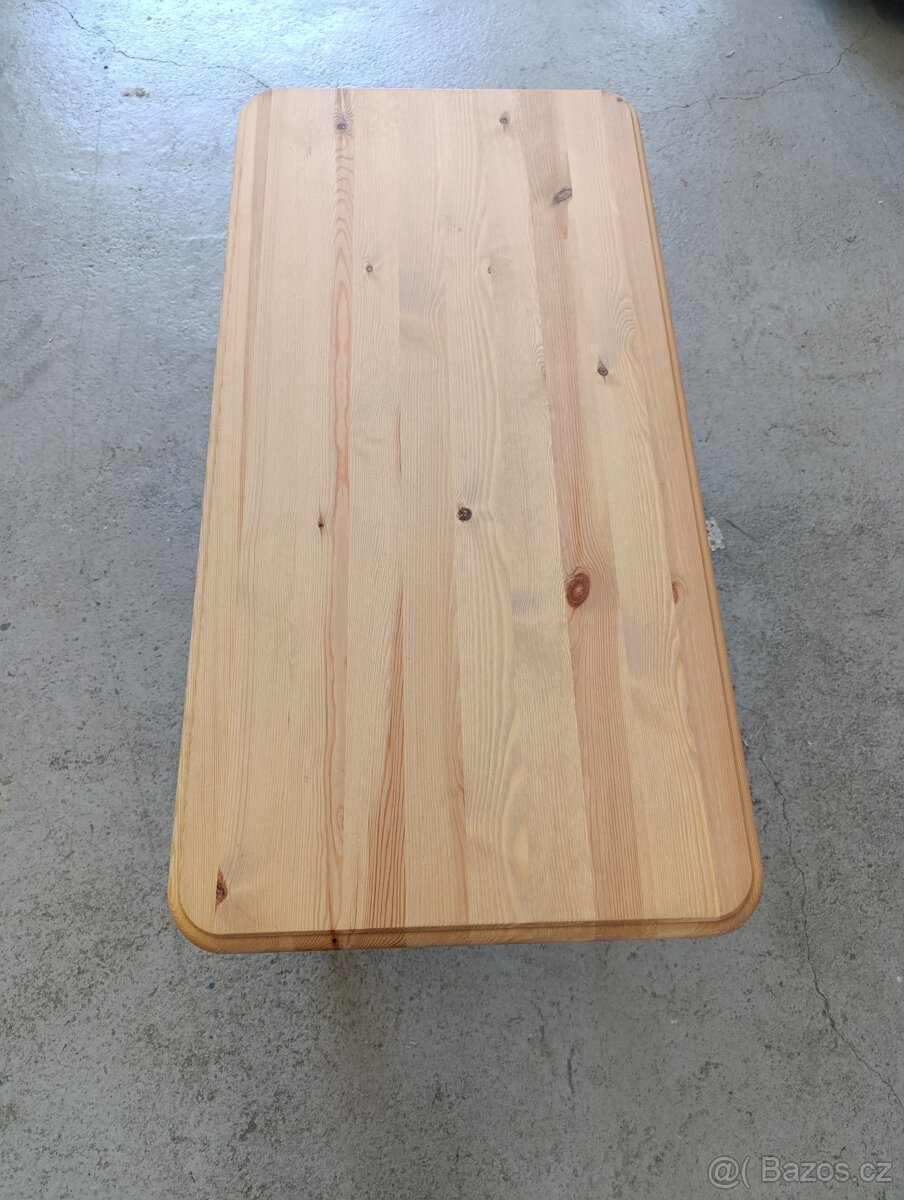 Nový borovicový masivní stůl. - 5
