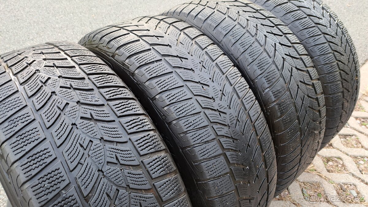 Zimní Alu sada 5x130 pneu 235/65R17 108H, snímače tlaku - 5