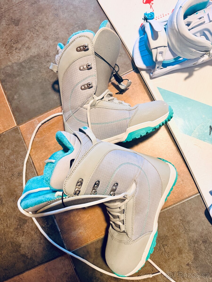 Prodám set Gravity vel.140 + snb boty gravity vel.38.5 - 5