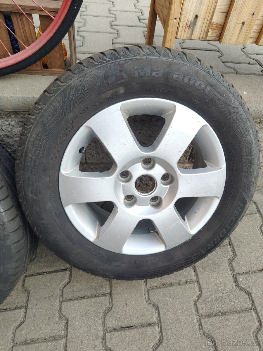 ALU disky originál Škoda 5x112 r15 (sada č.2) - 5