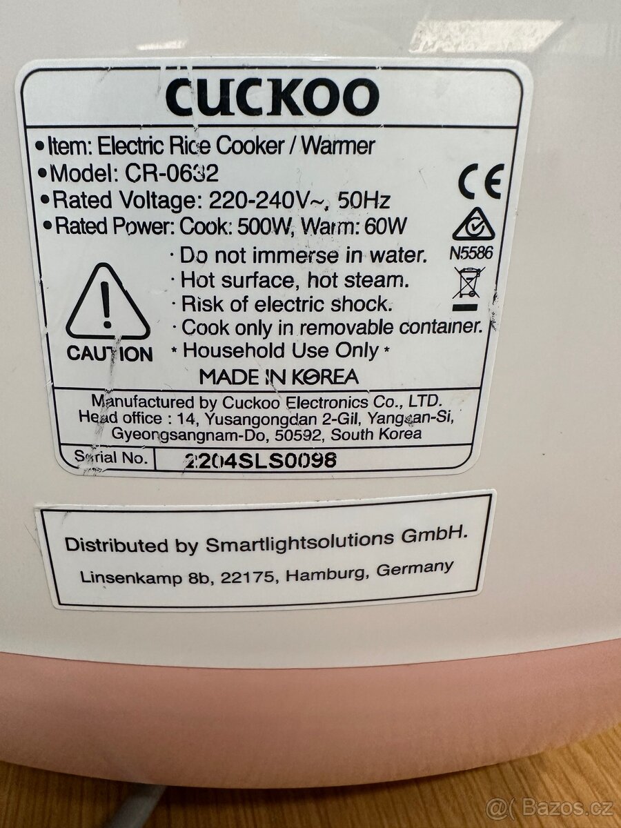 Rýžovar Cuckoo CR 0632 - 5