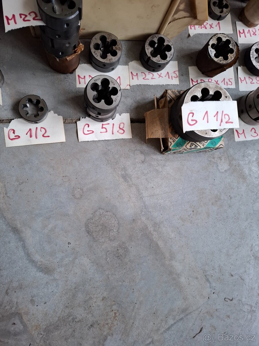 Závitníky a závitová očka G,PZ - 5