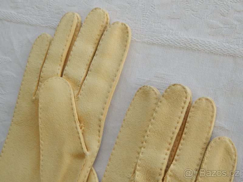 NENOŠENÉ pánské kožené rukavice - 5