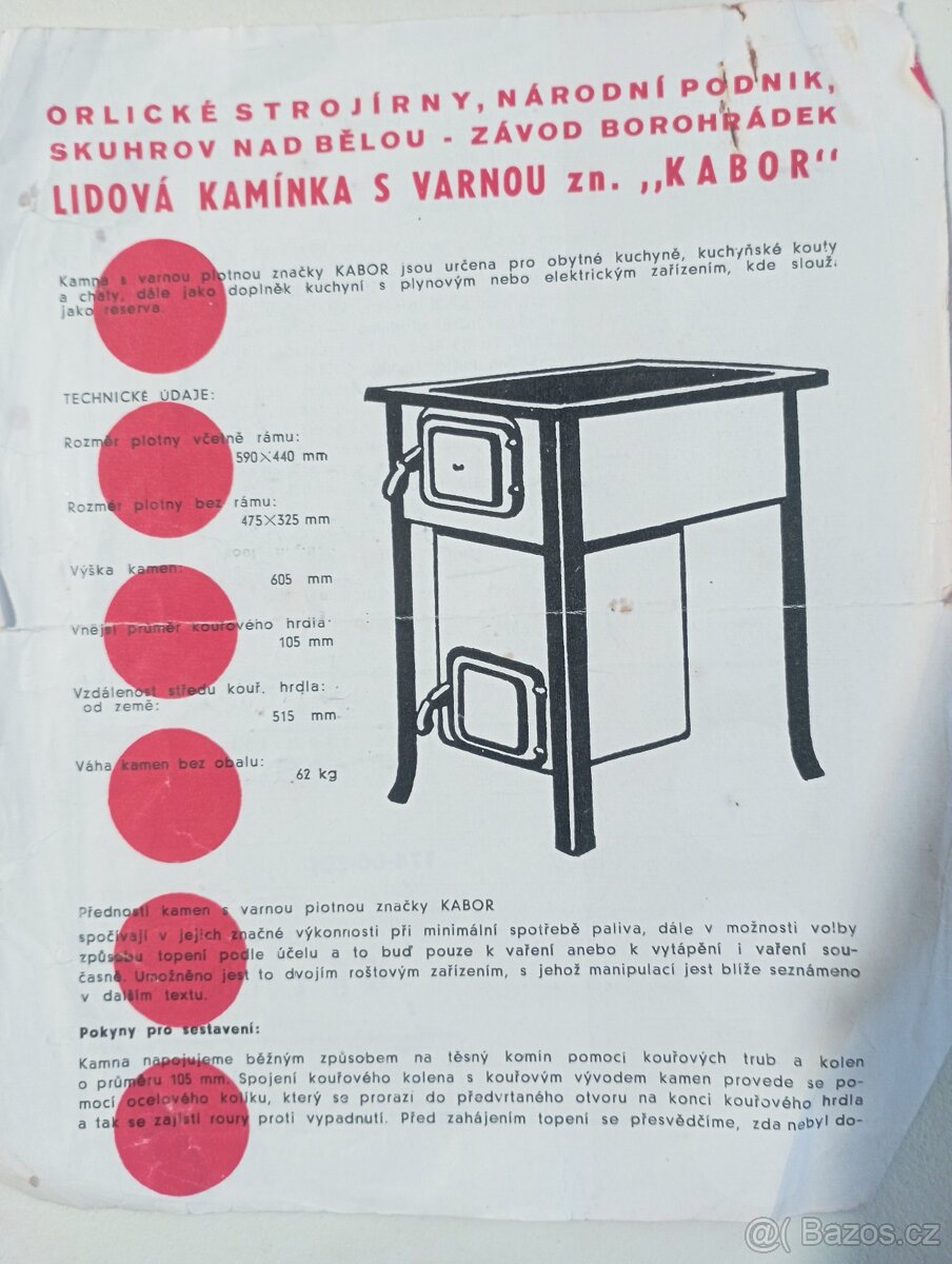 kamínka značky Kabor - 5