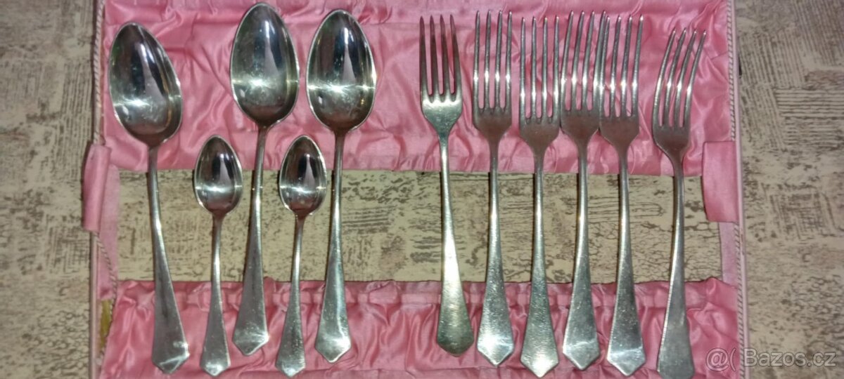 Historická sada příborů Sandrik Alpacca. - 5