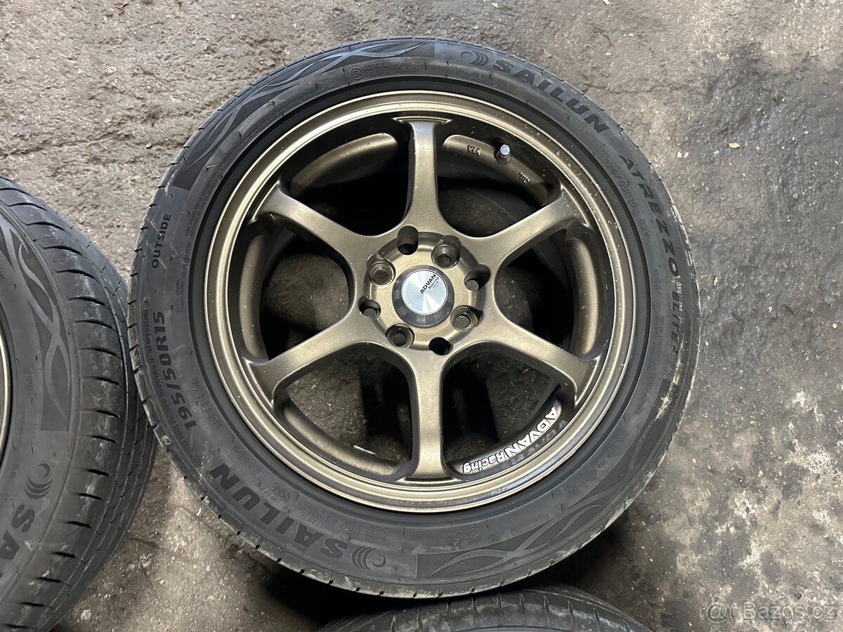 Alu kola Advan racing 4x100 R15 - 5