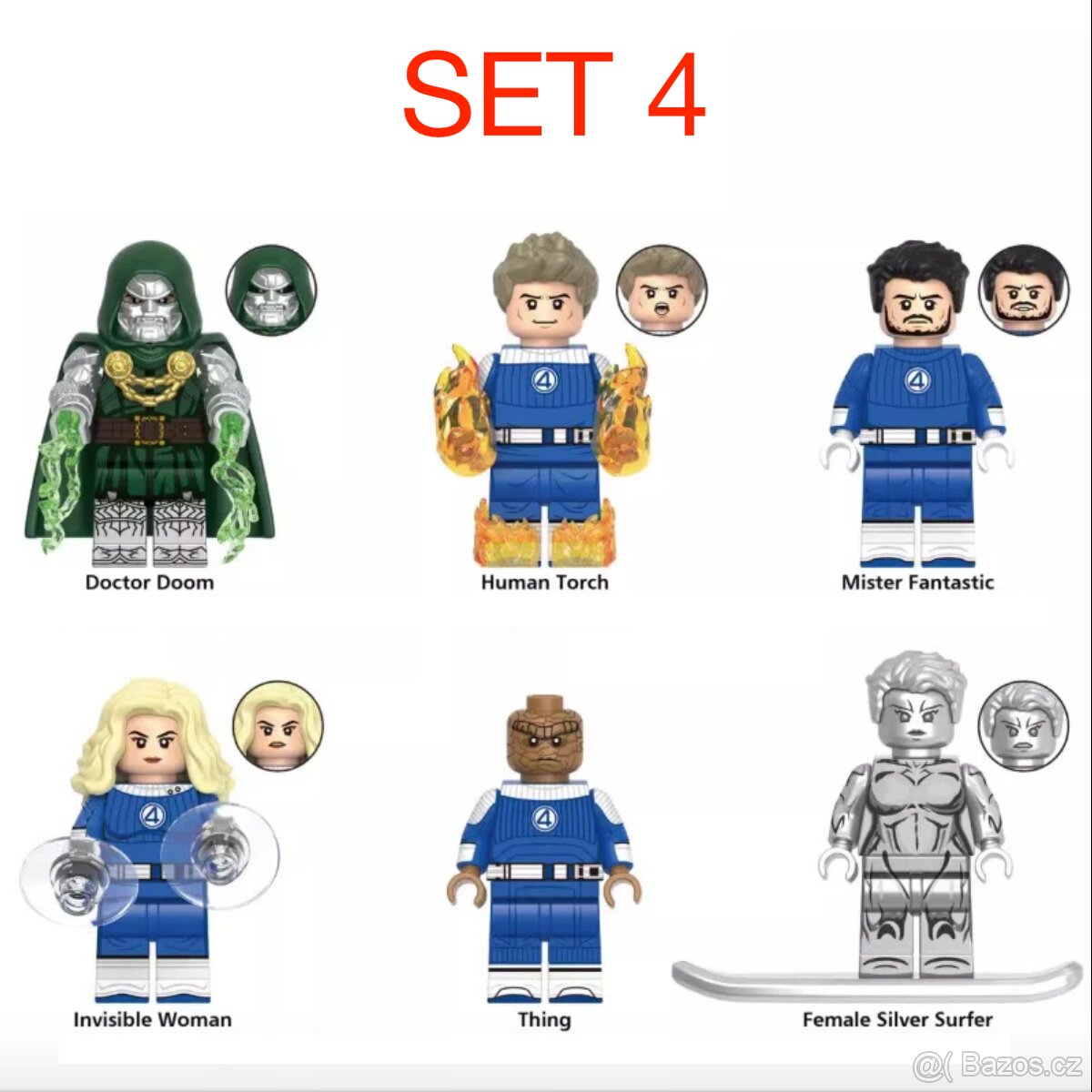 Figúrky Superhrdinovia (8ks) typ lego 2 - nové - 5