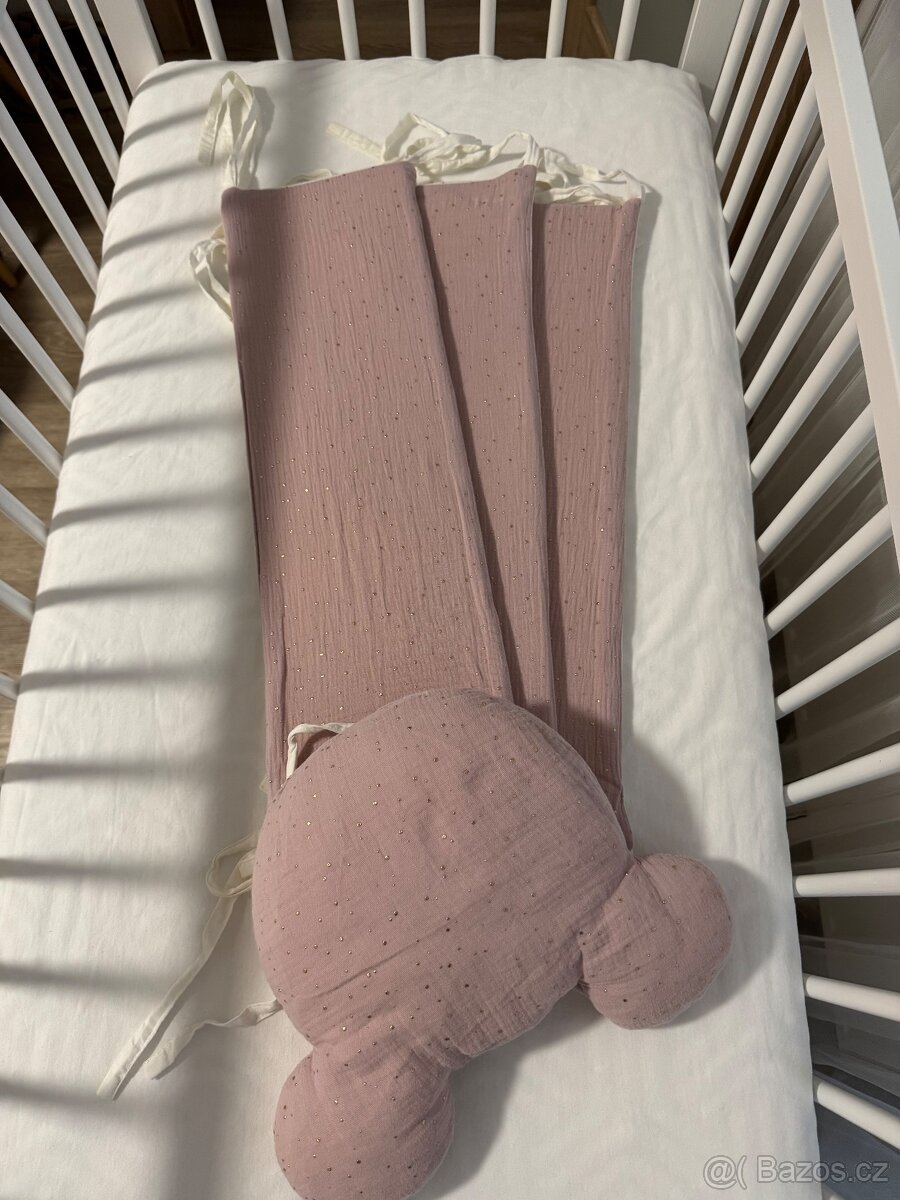 Dřevěná dětská postýlka - 5