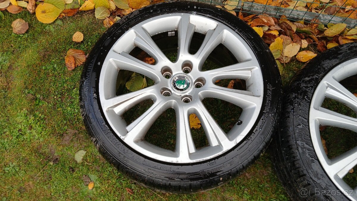 Sada disků Zenith pro Škodu Octavii II RS 225/40 R18 - 5