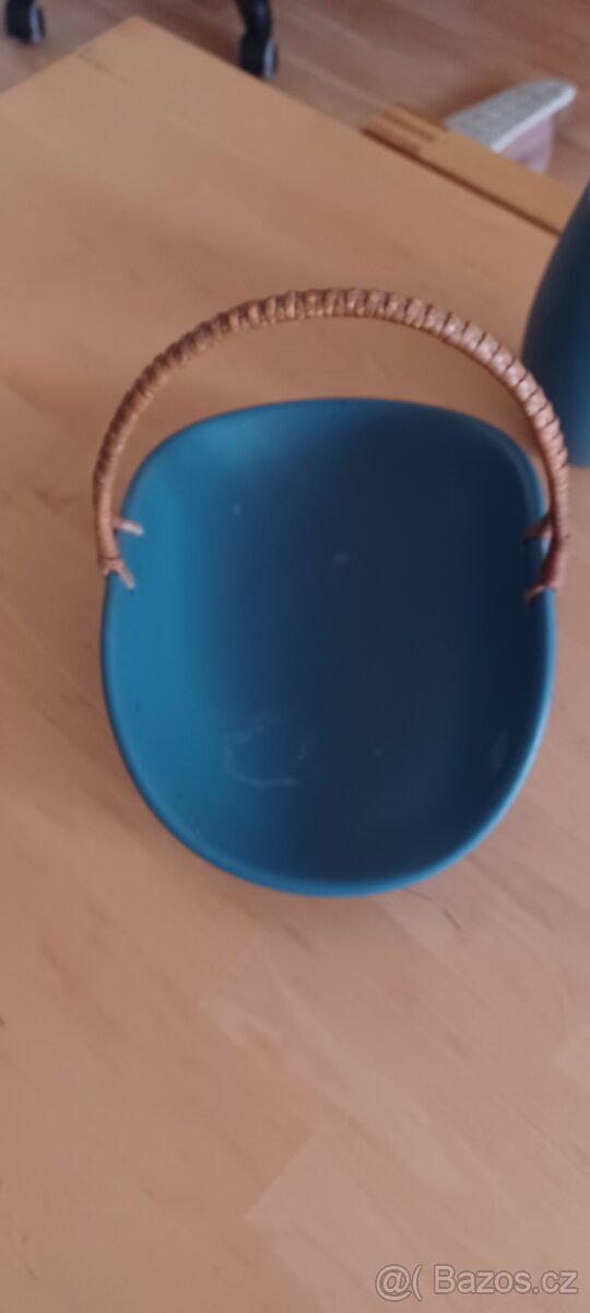 Stará váza + košík - 5