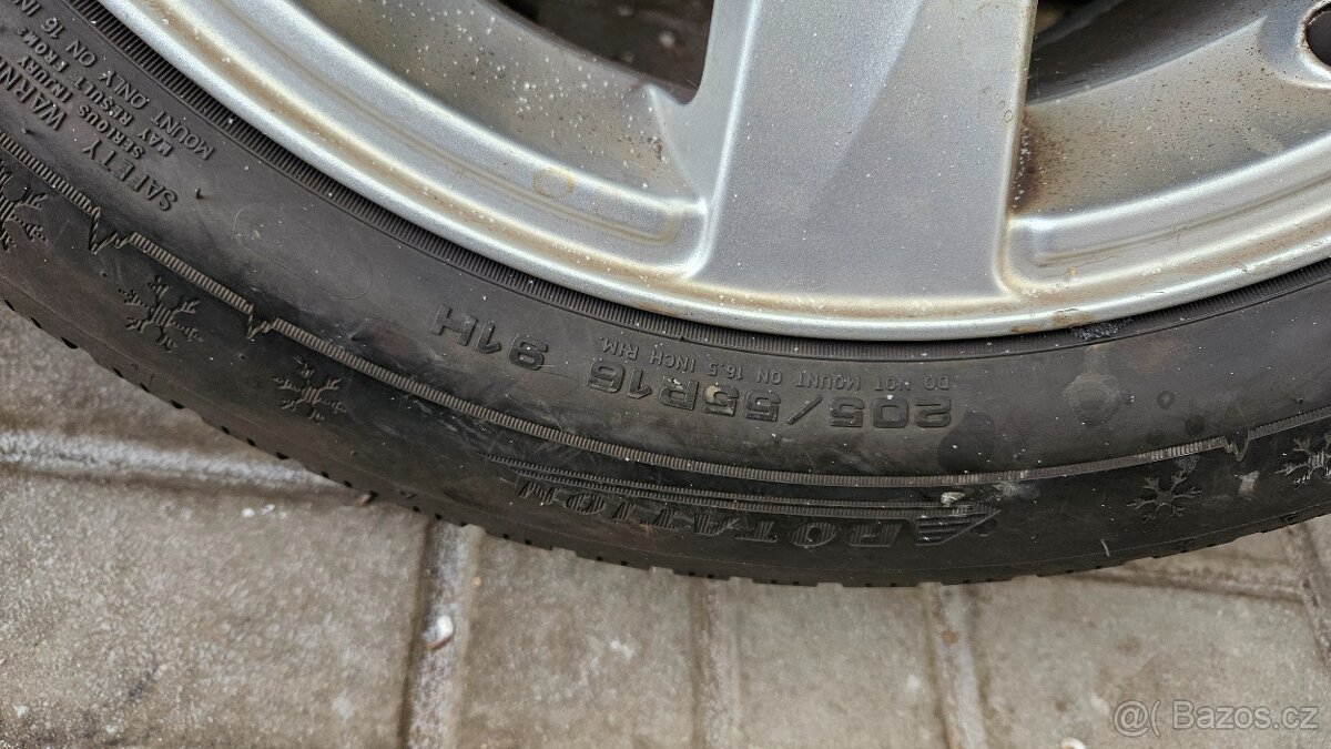 Zimní Sada Alu 5x108 205/55 R16 Volvo - 5