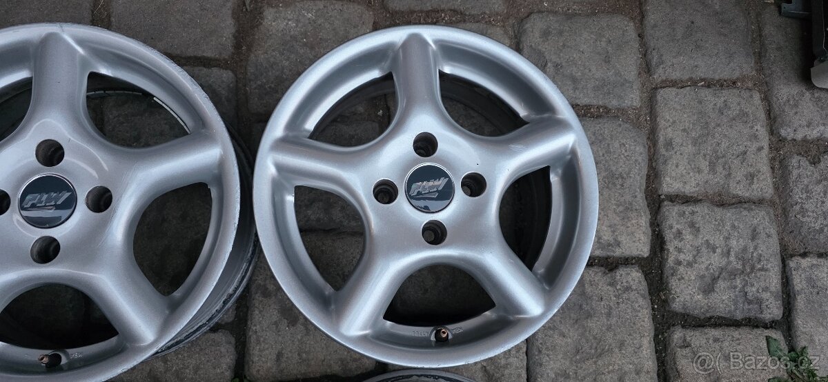 Lité disky PLW 15", rozteč 4x108, ET38 - zašlu - 5
