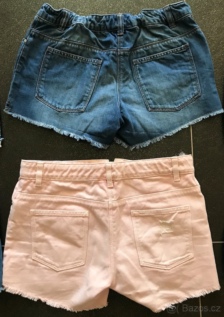 Holčičí Krátké kalhoty - džíny značka NEXT a ABERCROMBIE - 5
