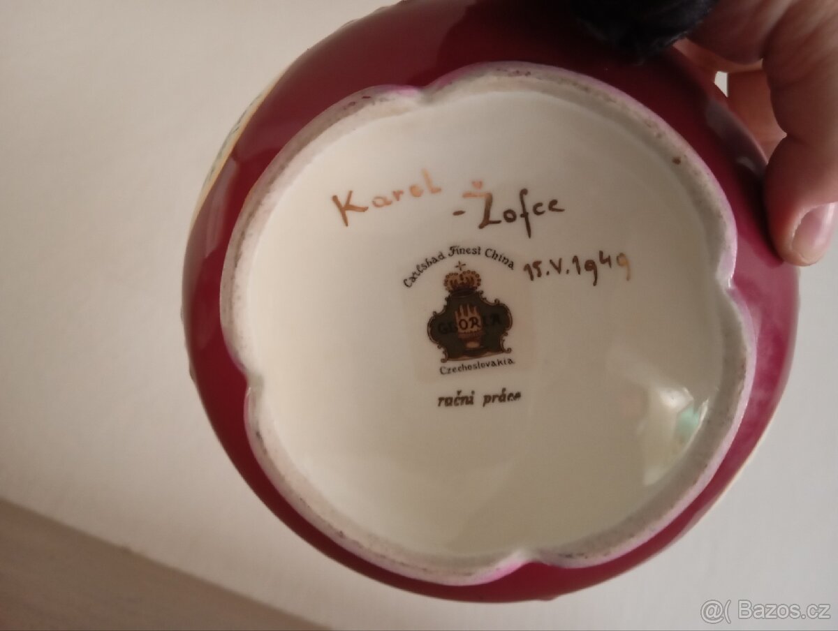 Porcelanová dóza s víkem - 5