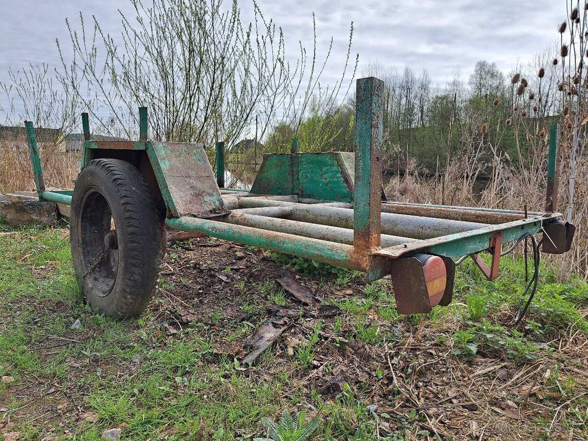 Přívěs, kára za traktor, s pevnou nápravou - 5