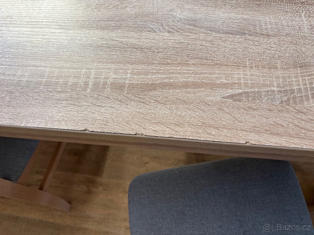 Jídelní stůl dub sonoma 160x80 - 5
