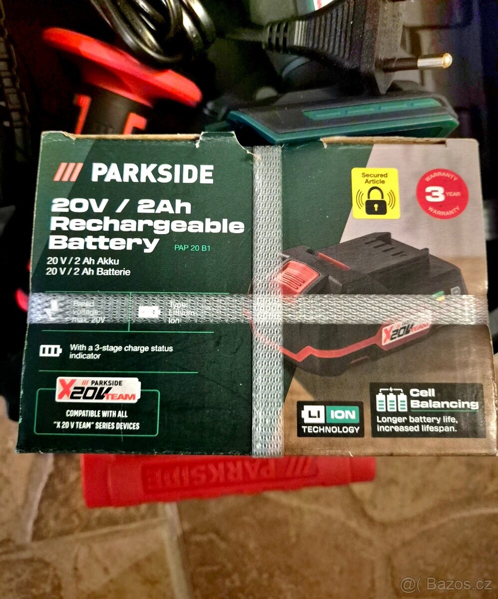 Nová Aku příklepová vrtačka PARKSIDE 20V - 5