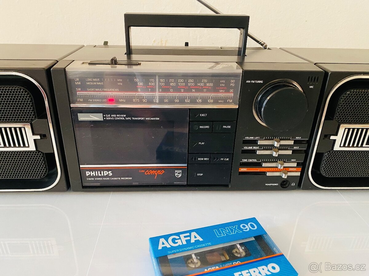 Radiomagnetofon Philips D 8256 Compo, rok 1988 - 5