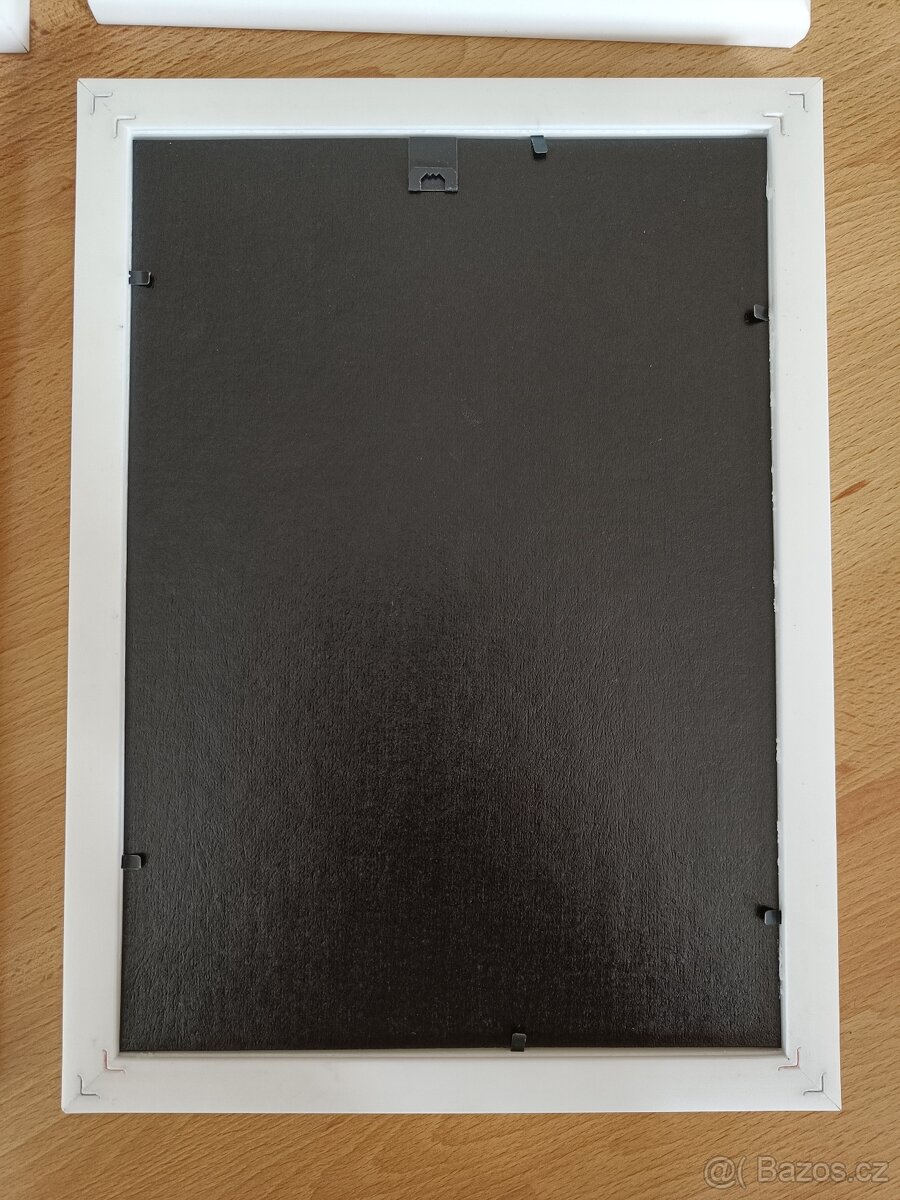 Bílé rámečky A4 (4 ks) - 5