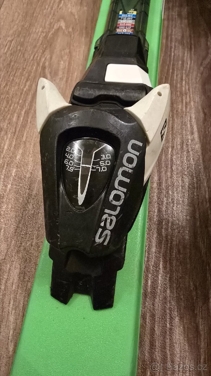 Švýcarské Stöckli lyže Team SX 140 cm + sportovní hůlky - 5