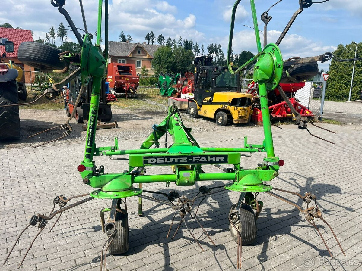Obraceč sena, píce DEUTZ-FAHR 2.54 ZACHOVALÝ STAV - 5