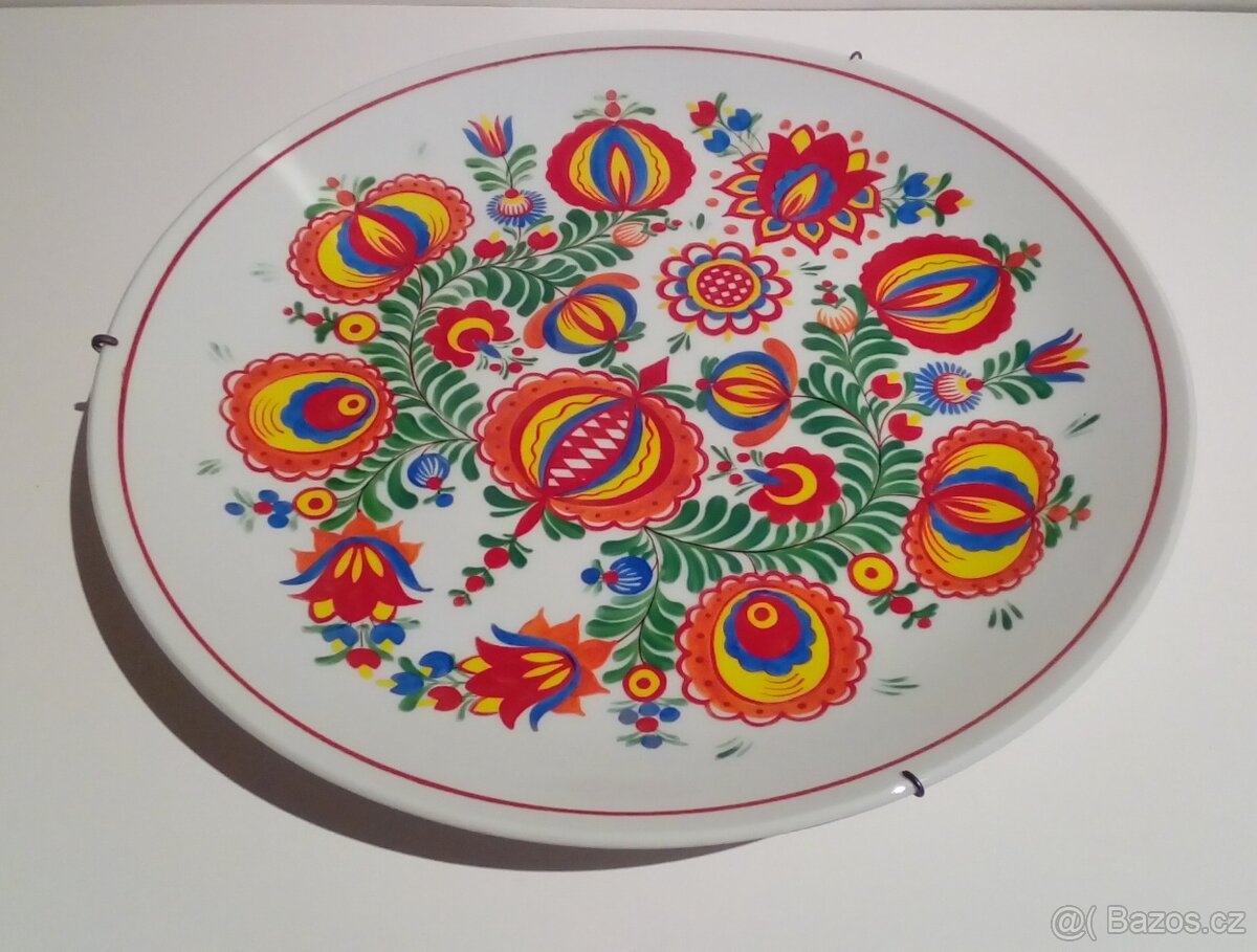 Stará váza a talíř , Jihočeský porcelán - 5