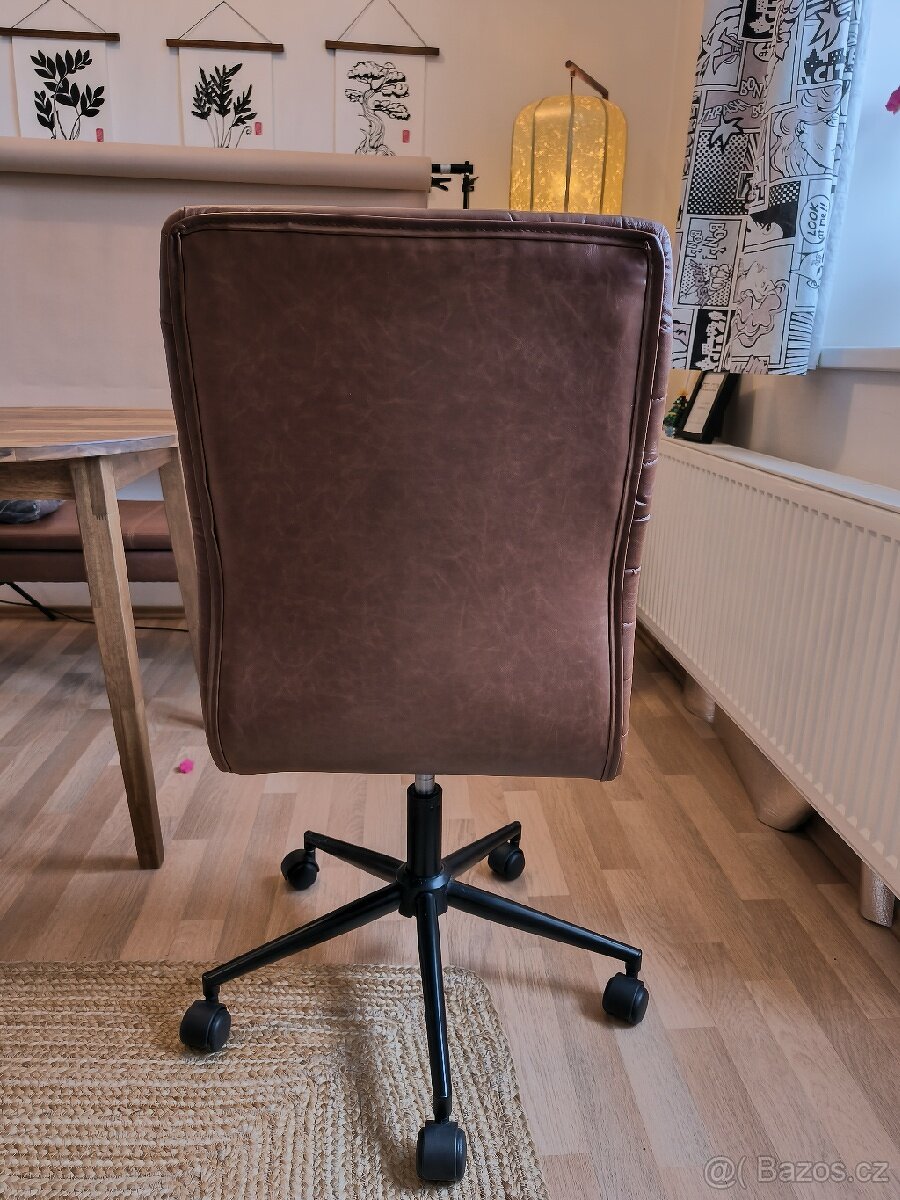 Kancelářská židle koňaková - 5