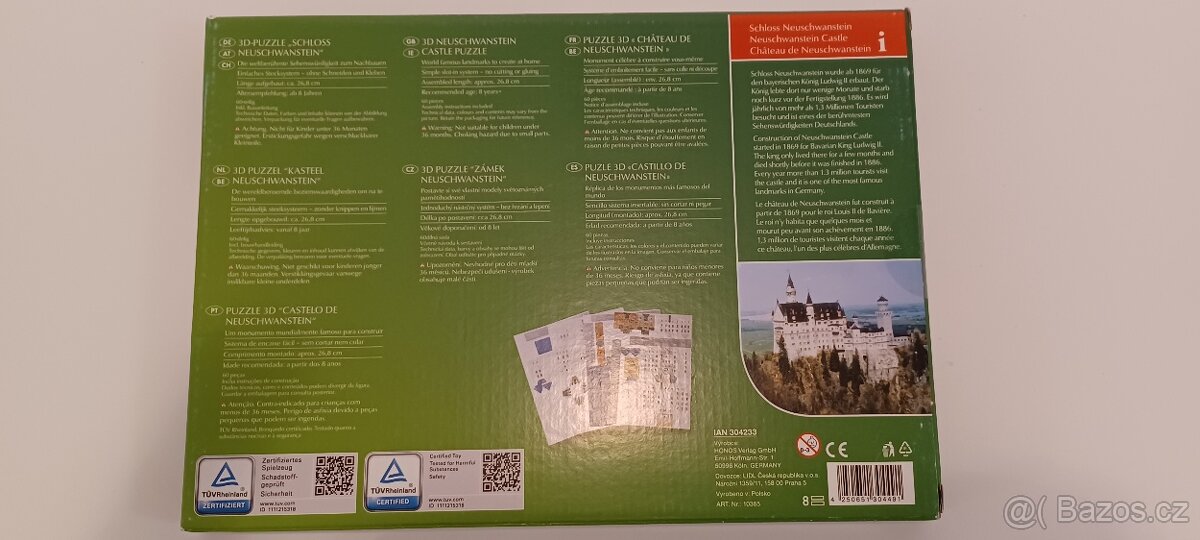 PLAYTIVE 3D puzzle Neuschwanstein - 5