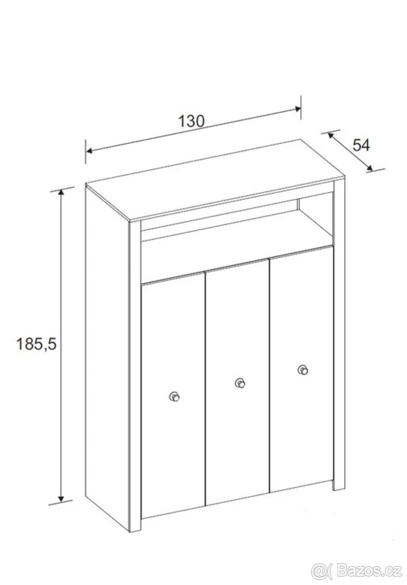 Dětská šatní skříň - 5