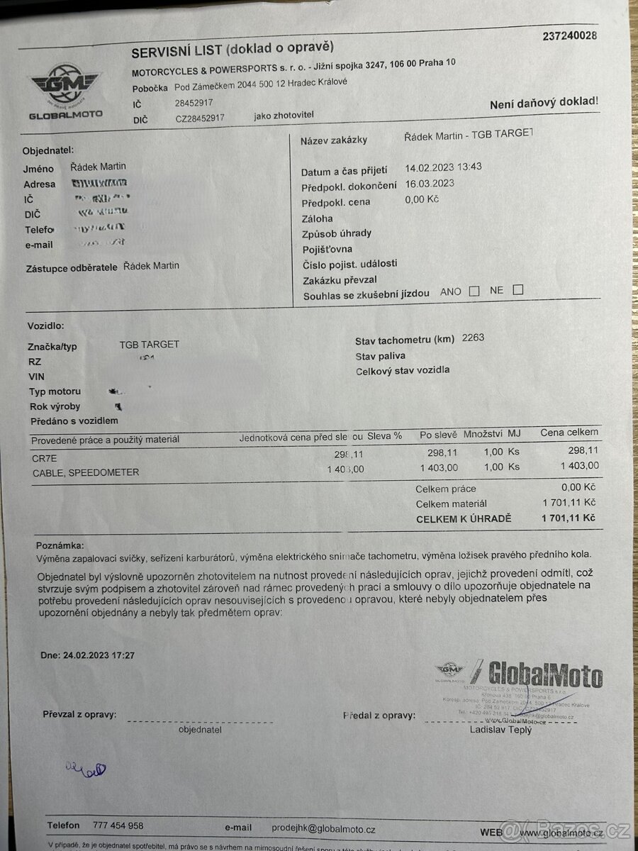 TGB Target 525 2009 - 5