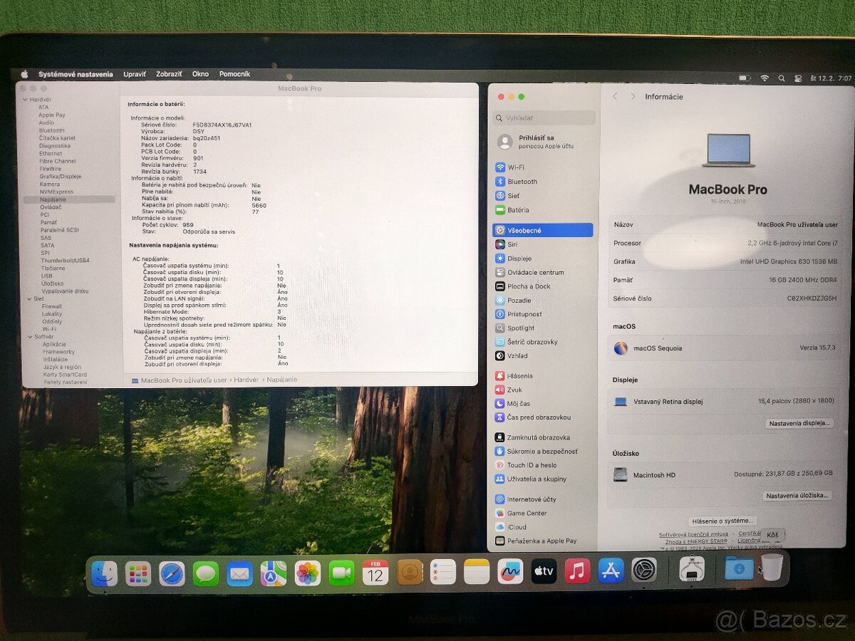 MacBook Pro 15 2018 | i7 • 16GB • 256GB - 5