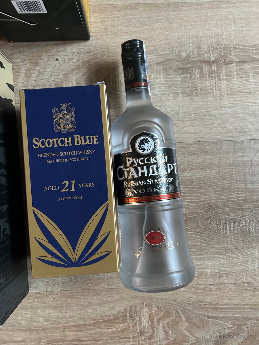 Whisky + brandy + vodka vše originální kusy - 5