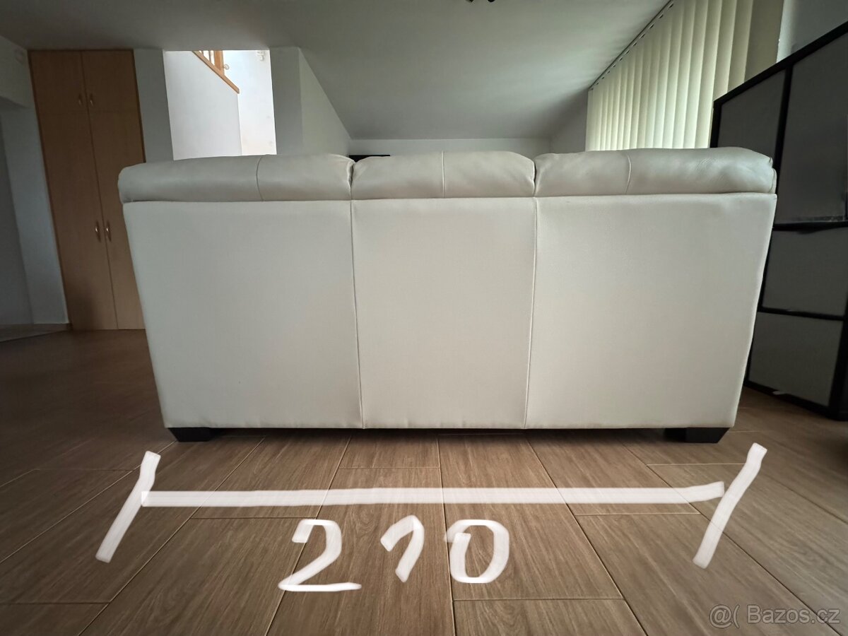 Kožená sedací souprava 3+2 - 5