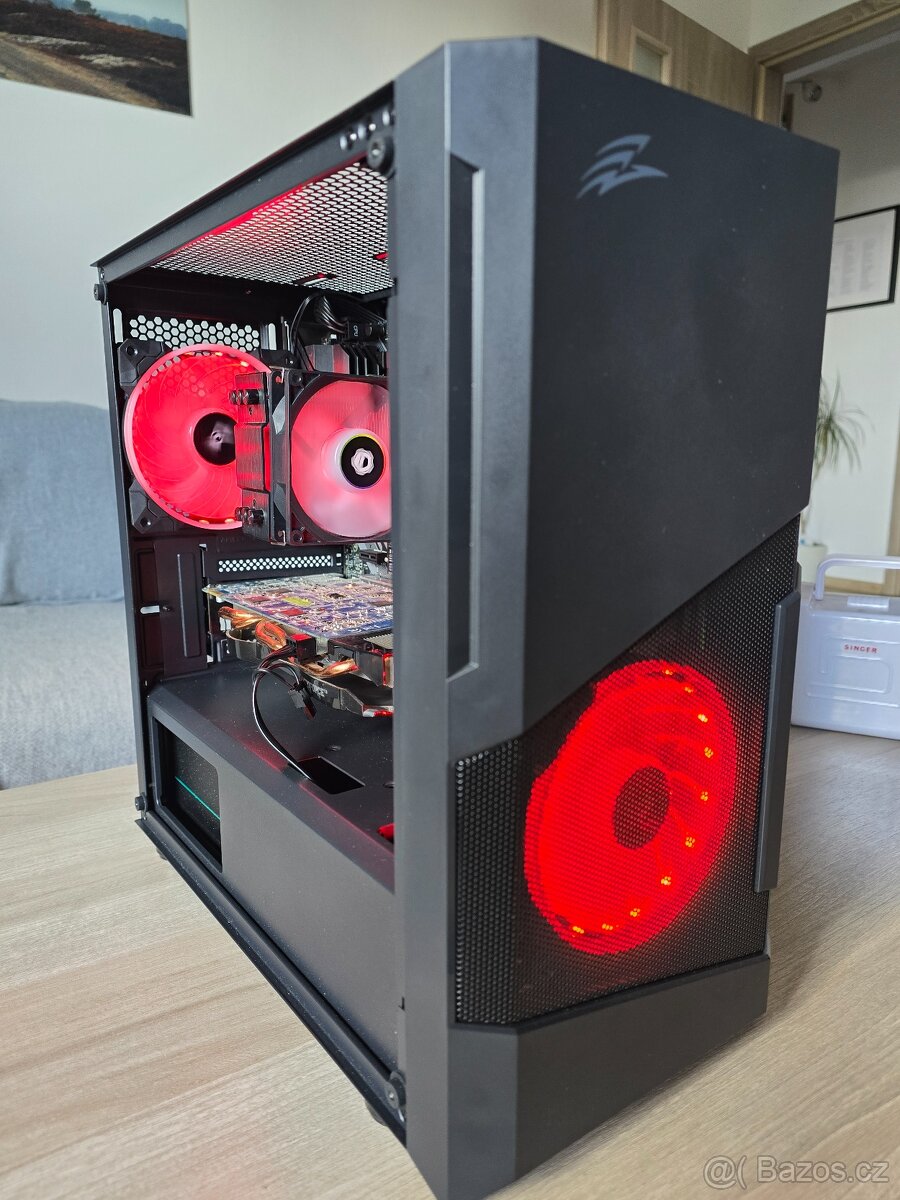 Nové herní PC Ryzen 7,16Gb ram, Grafika GTX 660, W11, RGB - 5