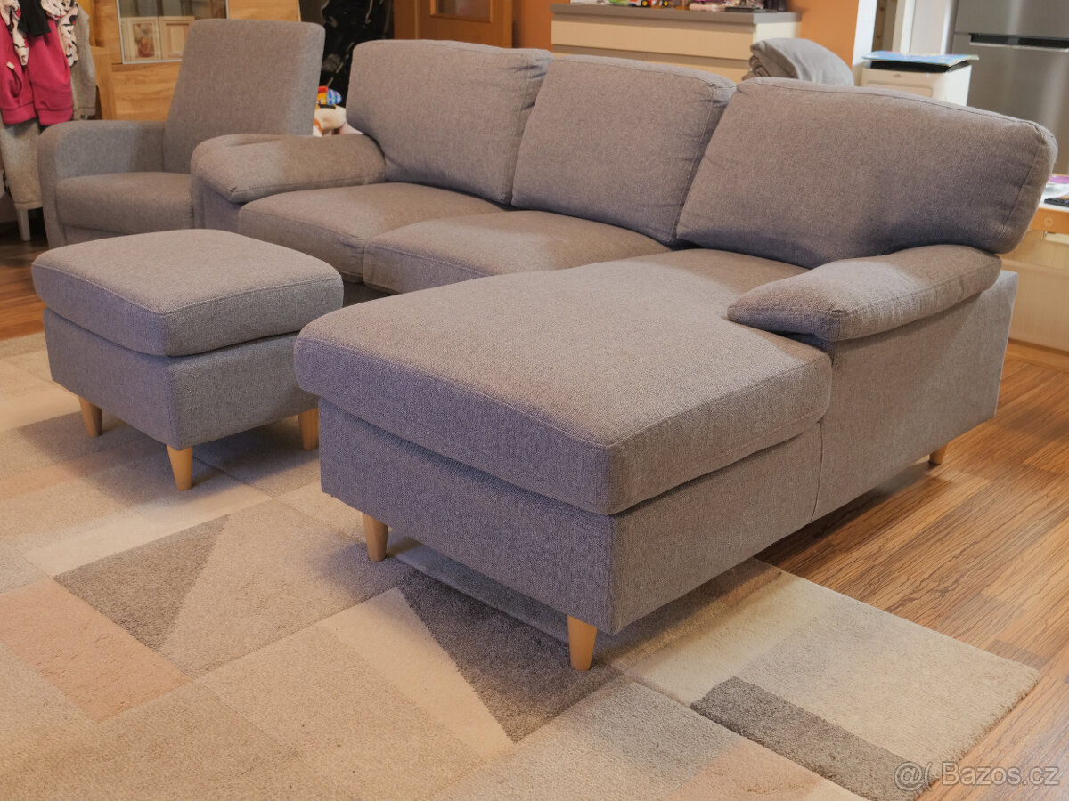 Pohovka Jysk Gedved s lenoškou 3 místná - 5