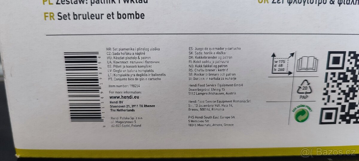 Flambovací pistole HENDI s náplní nová nerozbalená - 5