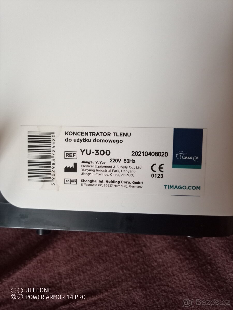 Oxygenerátor + masky a brýle - 5