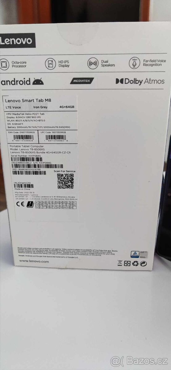 Tablet Lenovo M8 - 5