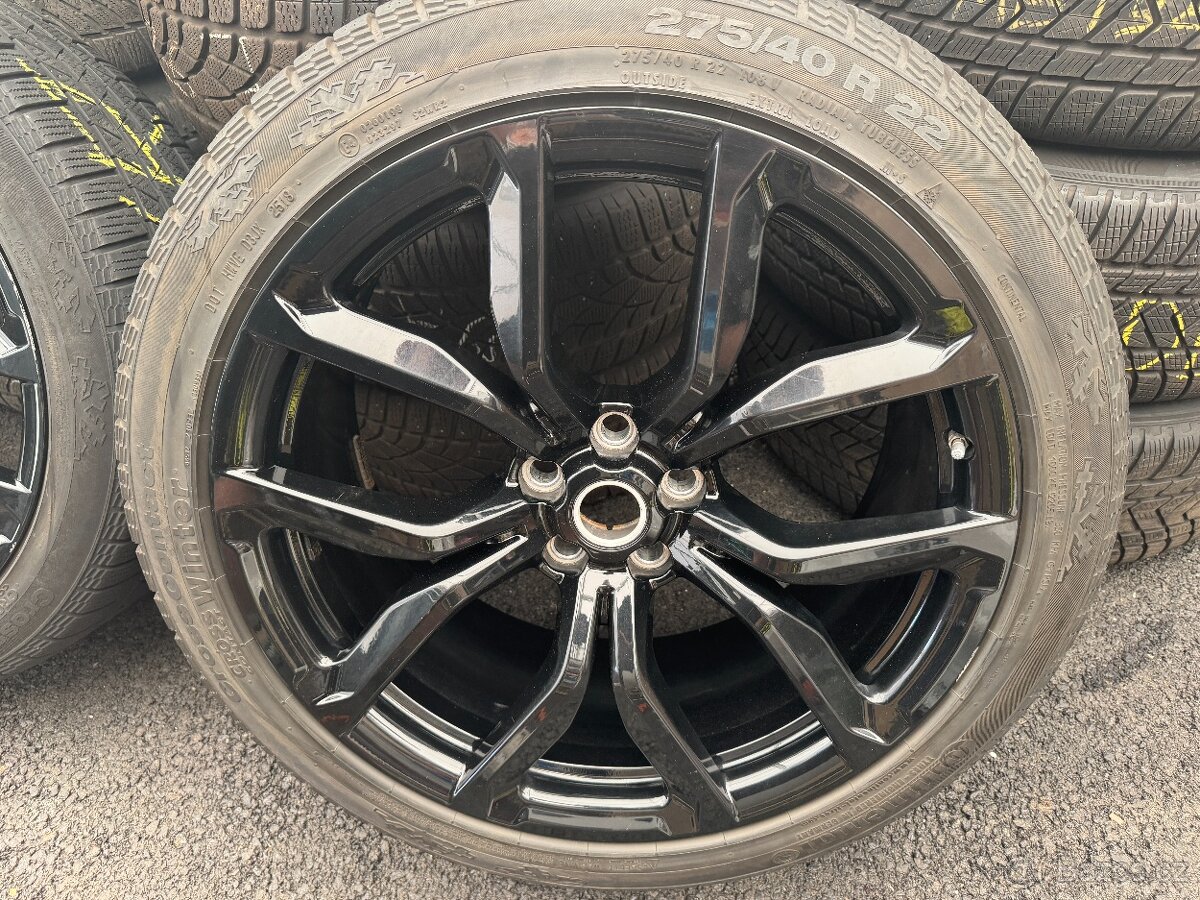 Prodam orig ALU kola R22 Range Rover vč zimnich pneu
