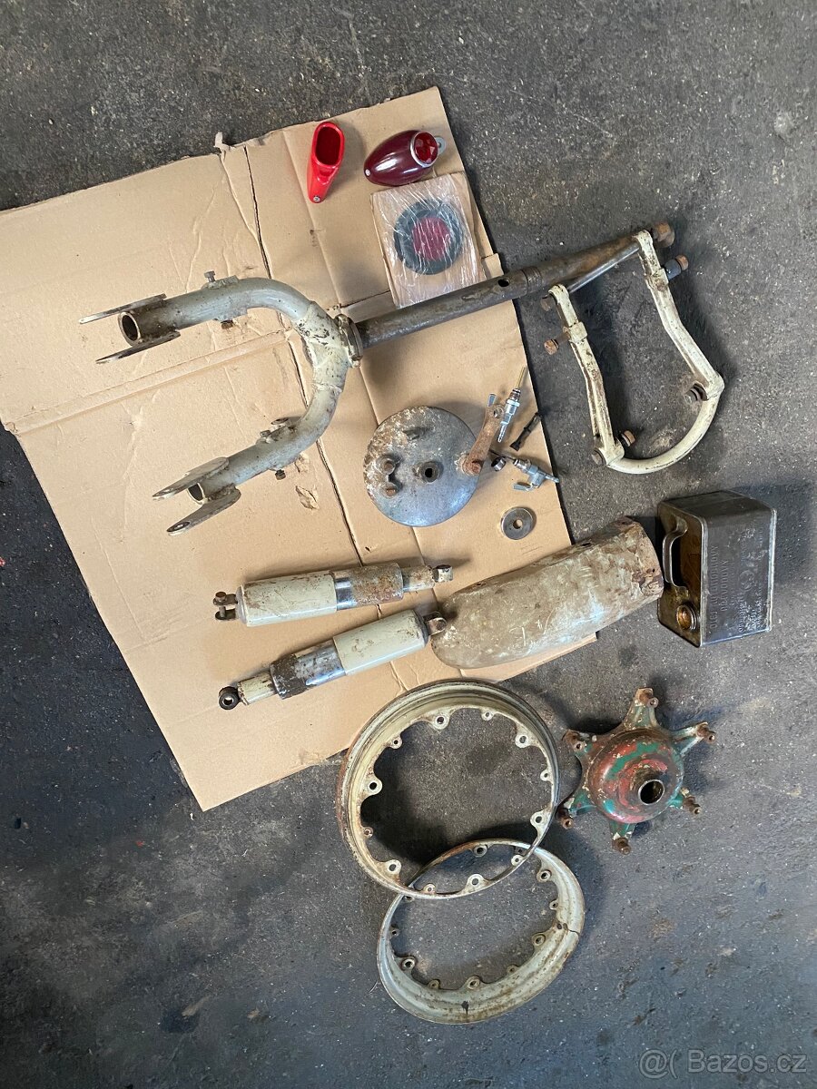 Cz 175 Rikša prodej +díly přední náprava - 5