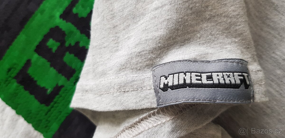 tričko Minecraft s hravým měnícím obrázkem-flitry - 5