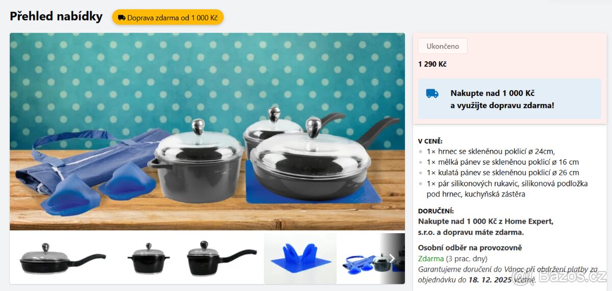 Kuchyňská sada hrnců a pekáč - 5